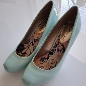Madden Girl Women's Aqua Pumps - 7.5